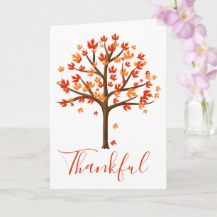 Herfst Herfstbladeren Thanksgiving Centrumstukken Kaart