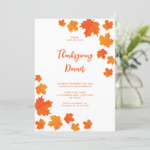Herfst herfstbladeren Thanksgiving Kaart