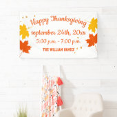 Herfst herfstbladeren Thanksgiving Spandoek (Insitu)