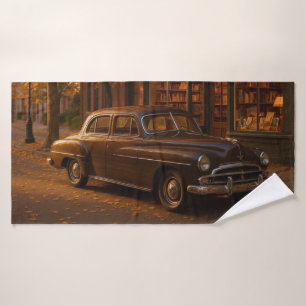 Herfst/Herfstboekwinkel & auto Badhanddoek