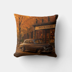Herfst/Herfstboekwinkel & auto Kussen