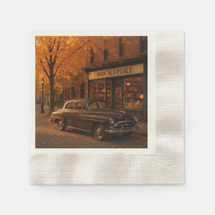  Herfst/Herfstboekwinkel & auto Servet