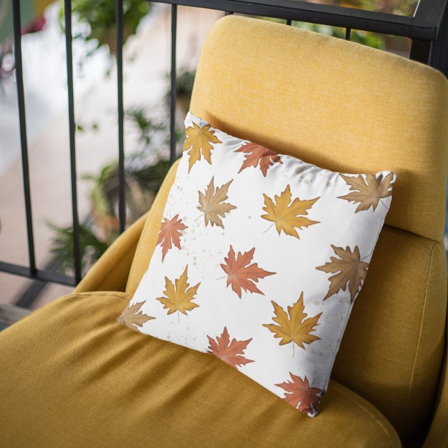 Herfst herfstgroen laat boerderij kussen (Simple fall and Autumn colorful throw pillow. )