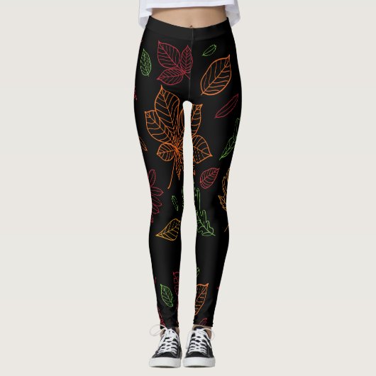 Herfst-/herfstlekken Leggings (Voorkant)