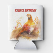 Herfst / Herfstvibes Pheasant - Verjaardagsfeest - Blikjeskoeler (Achterkant)