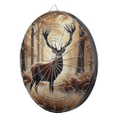 Herfst Herten Dartbord (Voorkant Rechts)
