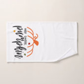 Herfst "Hey daar, pompoen" Handhanddoek Handdoek (Handdoek)