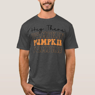 Herfst Hey Daar Pumpkin Happy Season Autumn Thanks T-shirt