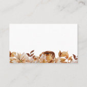 Herfst Hoeveel Kisses Kaart Plaatskaartje (Achterkant)