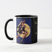 Herfst- Holloween Pin-Up Circa 1920's Mok (Links)