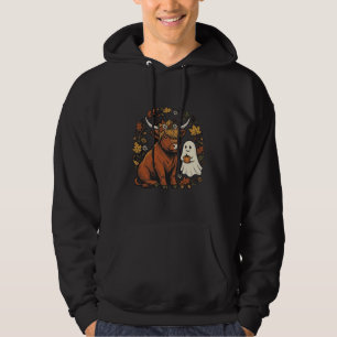 Herfst Hoogland Koe Geest Vintage Gravure Shirt