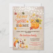 Herfst huisopwarmingspartij rustige pompoen kaart (Voorkant)