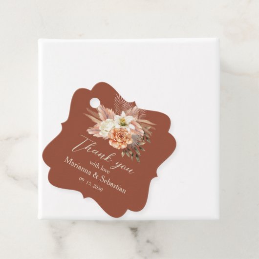 Herfst Huwelijk Bedankt Bedankjes Labels (In situ)