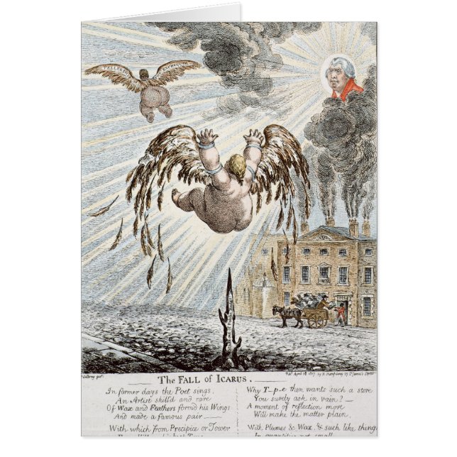 Herfst Icarus, 1807 (Voorkant)