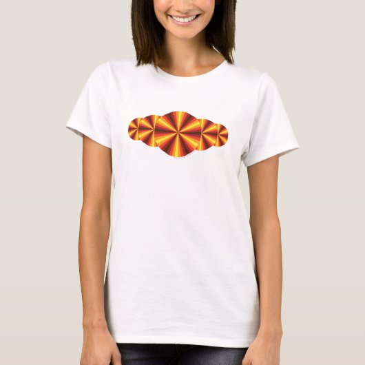 Herfst Illusie Dames Licht Shirt (Voorkant)