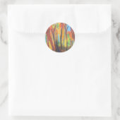 Herfst Impressionisme Bos Stickers (Tas)