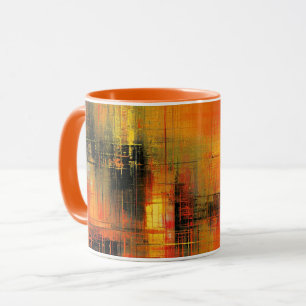 Herfst in abstract mok