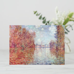 Herfst in Argenteuil door Claude Monet