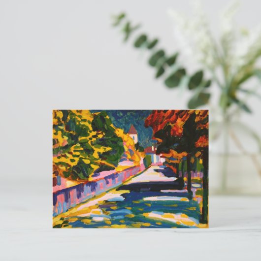 Herfst in Beieren door Wassily Kandinsky Briefkaart (Staand voorkant)
