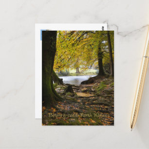 Herfst in Betws-y-coed, Noord-Wales Briefkaart