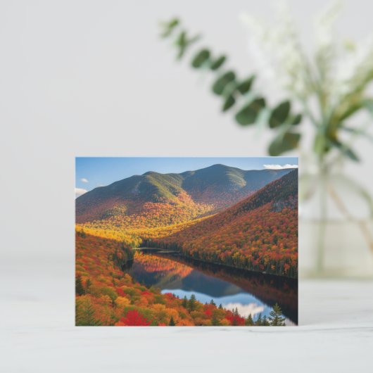 Herfst in de Adirondack Mountains Briefkaart (Staand voorkant)