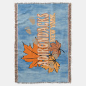 Herfst In De Adirondacks Met Herfstbladeren Beer T Deken (Voorkant Verticaal)