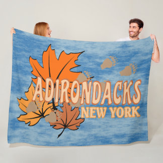 Herfst In De Adirondacks Met Herfstbladeren Beer T Fleece Deken