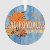 Herfst In De Adirondacks Met Herfstbladeren Beer T Ornament (achterkant)