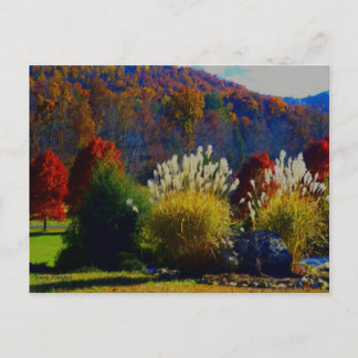 Herfst in de bergen briefkaart