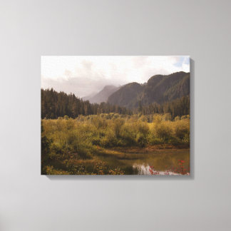 Herfst in de bergen canvas print