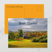 Herfst in de buurt van Mt Airy North Carolina Briefkaart (Voorkant / Achterkant)