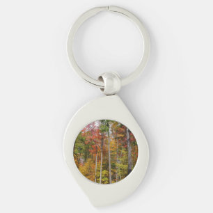 Herfst in de Forest Colorful Autumn Photography Sleutelhanger