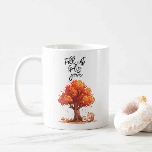Herfst in de genade van God Koffiemok (Met donut)