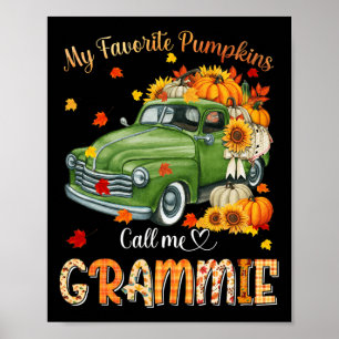 Herfst in de herfst van Halloween Mijn favoriete p Poster