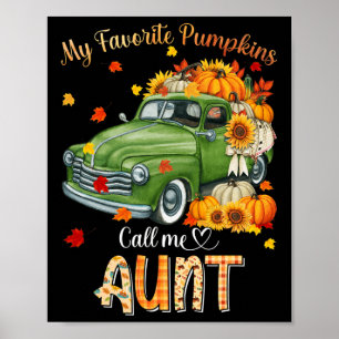 Herfst in de herfst van Halloween Mijn favoriete p Poster