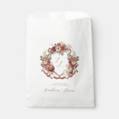Herfst in de liefde | Herfst Blooms Wedding Crest Bedankzakje (Voorkant)