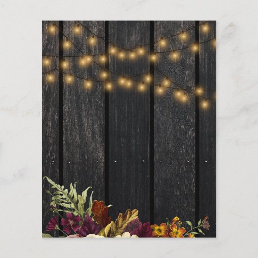 Herfst in de liefde Robuuste verlovingspartij Uitn (Achterkant)