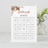 Herfst in de liefde | Vind het Guest Bingo Vrijgez Kaart (Staand voorkant)