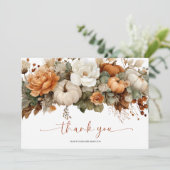 Herfst in de liefde Vrijgezellenfeest dank je kaar Kaart (Staand voorkant)