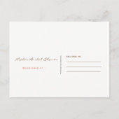 Herfst in de najaar van de liefdesstress laat de d aankondigingskaart (Achterkant)