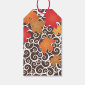 Herfst in de Sinaasappel van de Liefde - herfst Le Cadeaulabel (Achterkant)