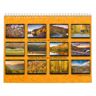Herfst in East Tennessee en Southwest Virginia Kalender