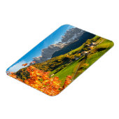 Herfst in een Dolomietenlandschap met een kerk Magneet (Linkerzijde)