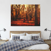 Herfst in Epping Forrest Canvas Afdruk (Insitu (Slaapkamer))