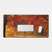 Herfst in het bos bureaumat (Keyboard & Muis)