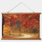 Herfst in het bos hangend wandkleed (Voorkant)