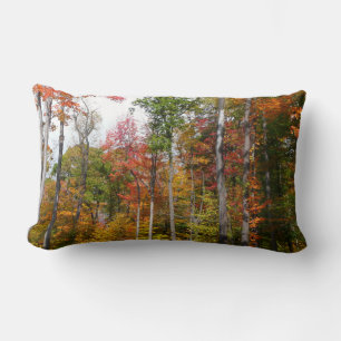 Herfst in het bos Kleurrijke herfstfotografie Kussen