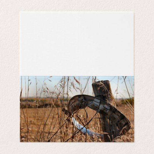 Herfst in het hart visitekaartjes (Buitenkant ongevouwen)