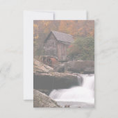 Herfst in het land bruiloft RSVP (Achterkant)