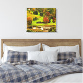 Herfst in het park canvas afdruk (Insitu (Slaapkamer))